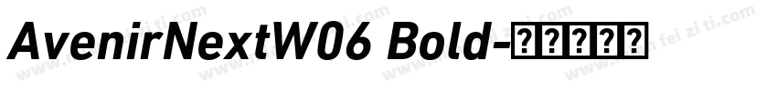 AvenirNextW06 Bold字体转换